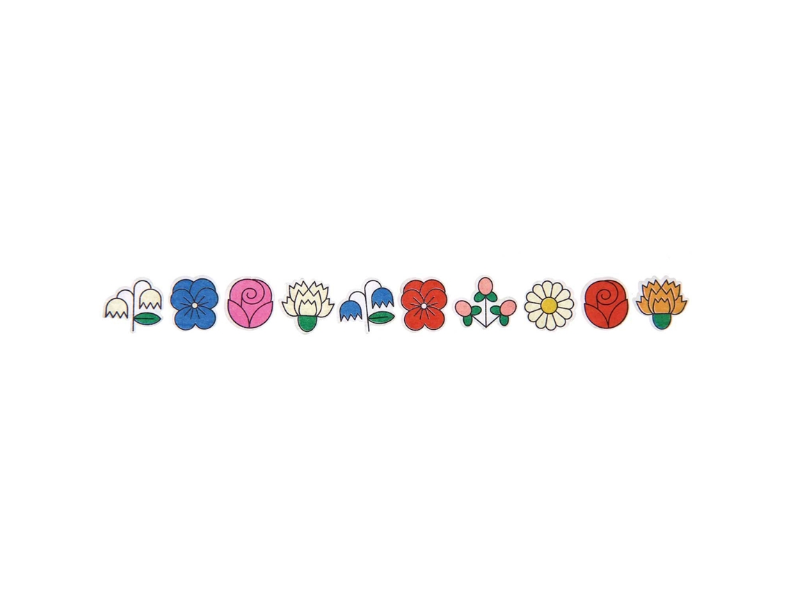 200 Washi Stickers - Flores - Eye Candy