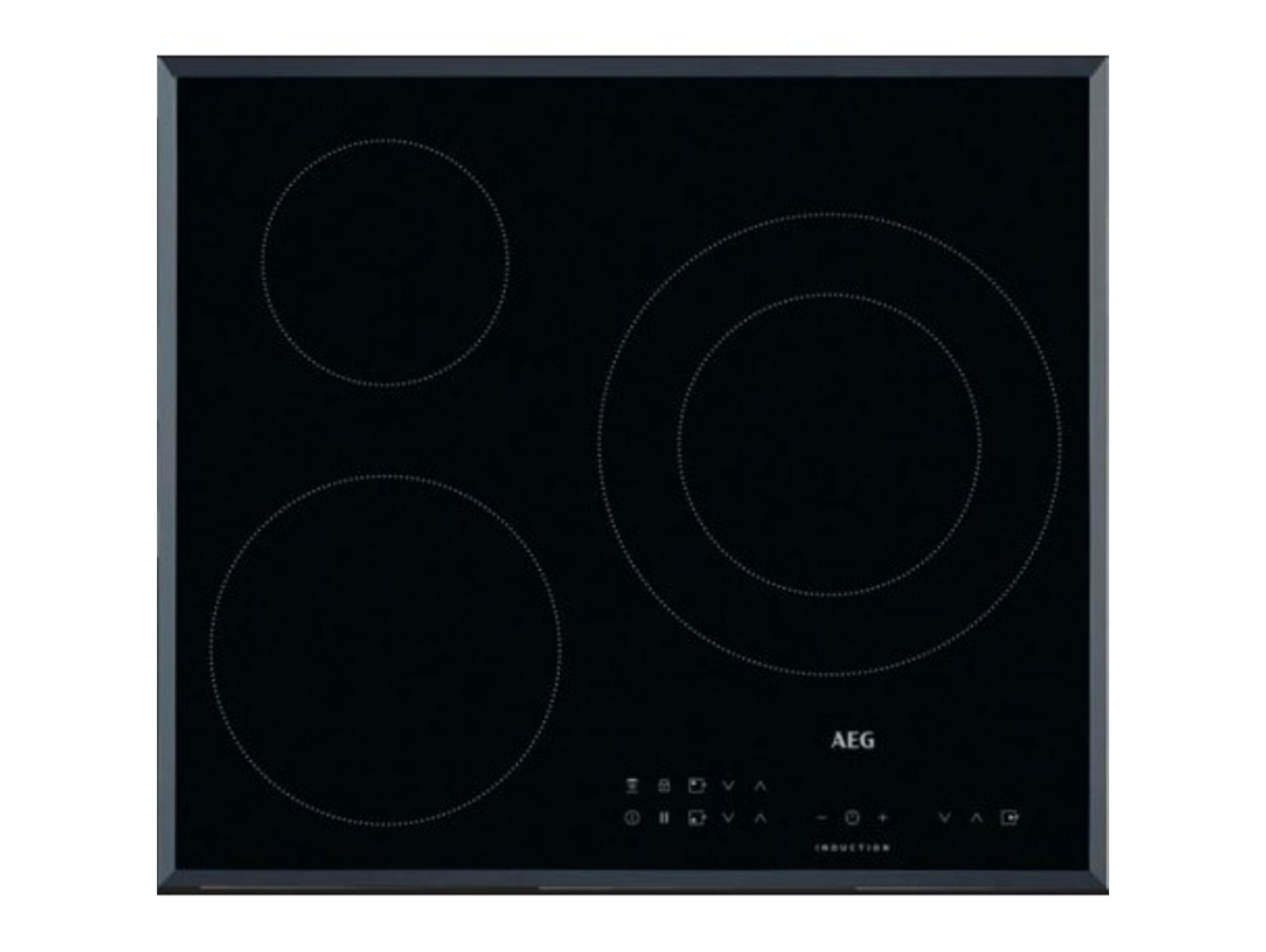 Aeg Ikb63302fb Integrado de 59 cm negro 60 3 zonas powerboost placacampana hob2hood biselada extraplana stock induccion 28cm 60cm 28