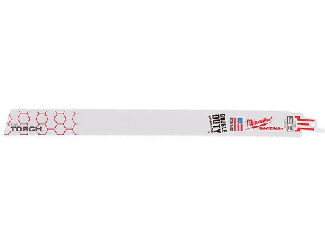 Láminas MILWAUKEE Sable de Metal Demolidoras Torch Heavy Duty300X18 Tpi