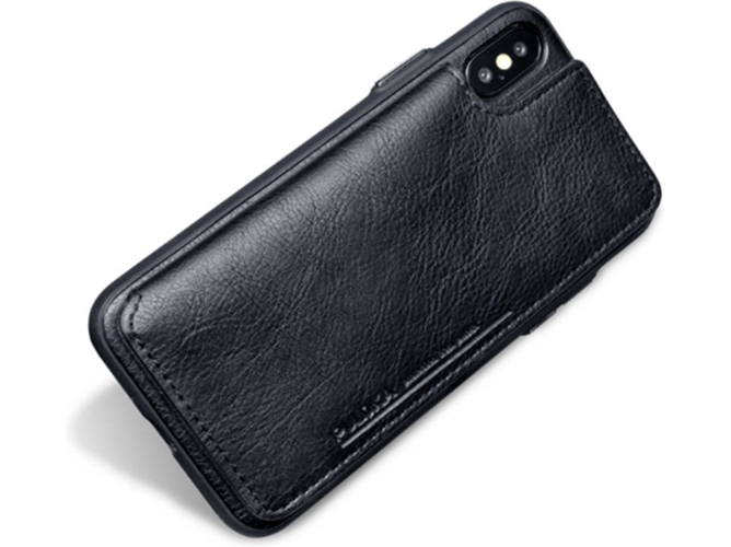 Funda iPhone 7 Plus , 8 Plus WJS Flip Negro