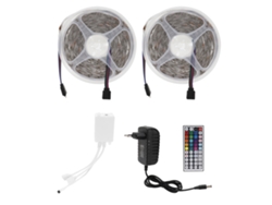 Kit de tiras de luces LED RGBW suaves de 2026 para dormitorio, residencia estudiantil, decoración de fiestas e iluminación interior del hogar.