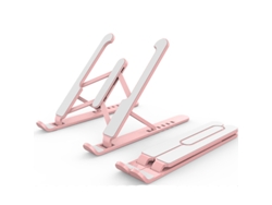 Soporte ajustable y plegable para portátiles de 11 a 15,6 pulgadas (rosa) Czhhmart