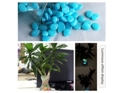100 Piedras Luminosas Decorativas Para Acuarios, Jardines Zen Y Decoración De Interiores Y Exteriores.