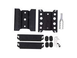 Soporte De Trabajo Para Coches Rc, Mesa De Reparación De Aluminio Con Escala, Rotación De 360 Grados, Color Negro.