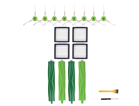 Cepillo lateral de filtro Hepa para Robot aspirador Irobot Roomba I7 E5 E6 I Series, 14 piezas