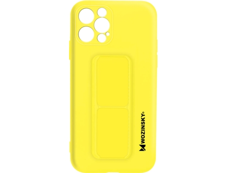 Funda Apple iPhone 12 Pro WOZINSKY con Soporte Magnético Plegable (Amarillo)