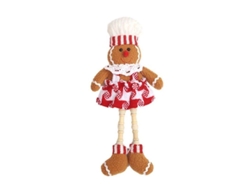 Adornos De Muñeco De Pan De Jengibre Navideño Para Colgar En Árbol De Navidad Femenino