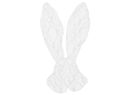 Diadema De Orejas De Conejo Para Mujer, Accesorio De Disfraz Para Fiesta, Cosplay Y Vida Diaria, Blanco
