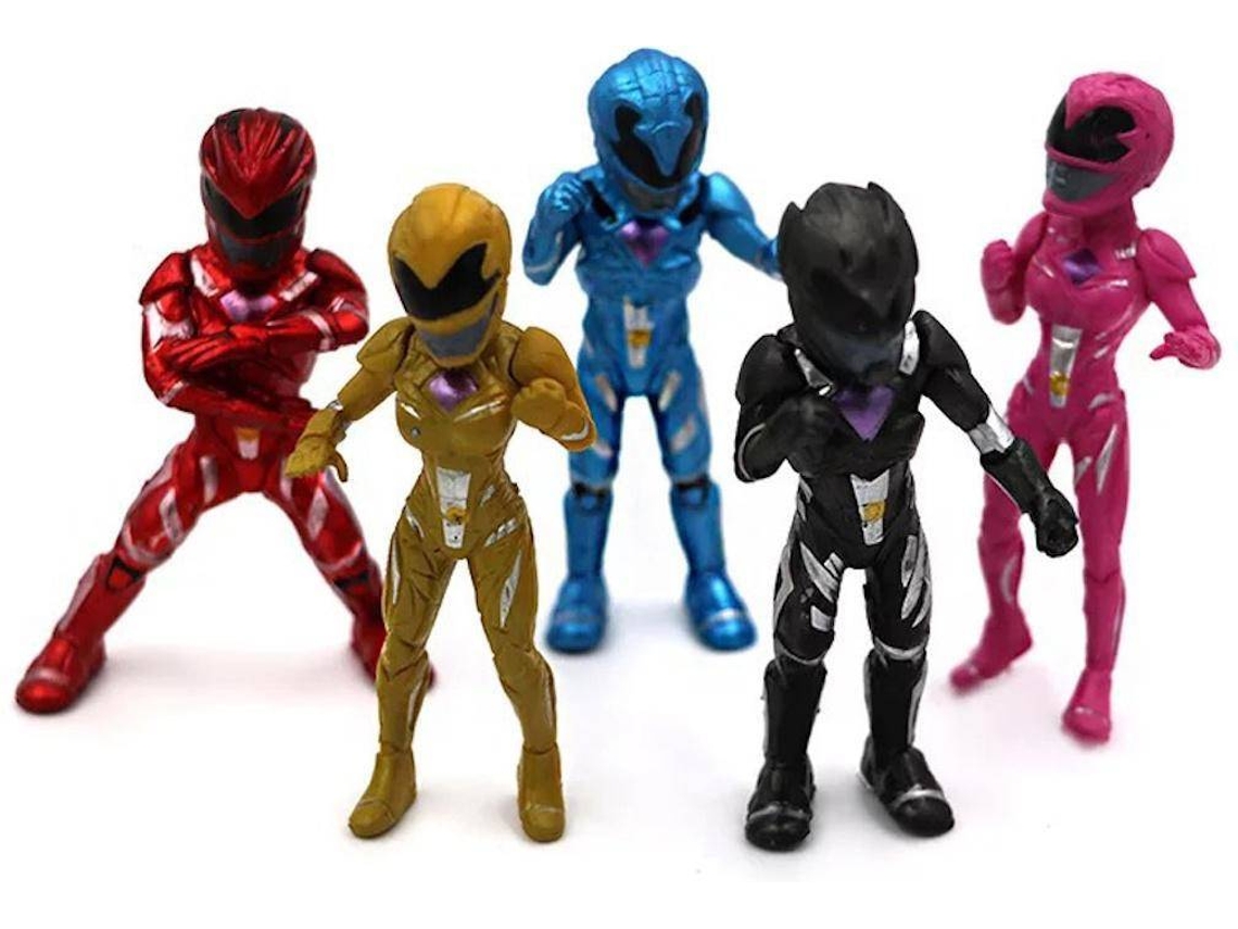 Set de Figuras Power Rangers (5 unidades - 8 cm)