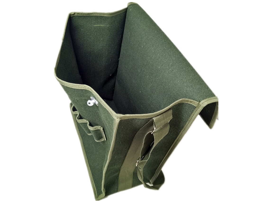 Bolsa De Herramientas Para Electricista De Lona Gruesa Con Un Solo Hombro Y Almacenamiento Multifuncional.