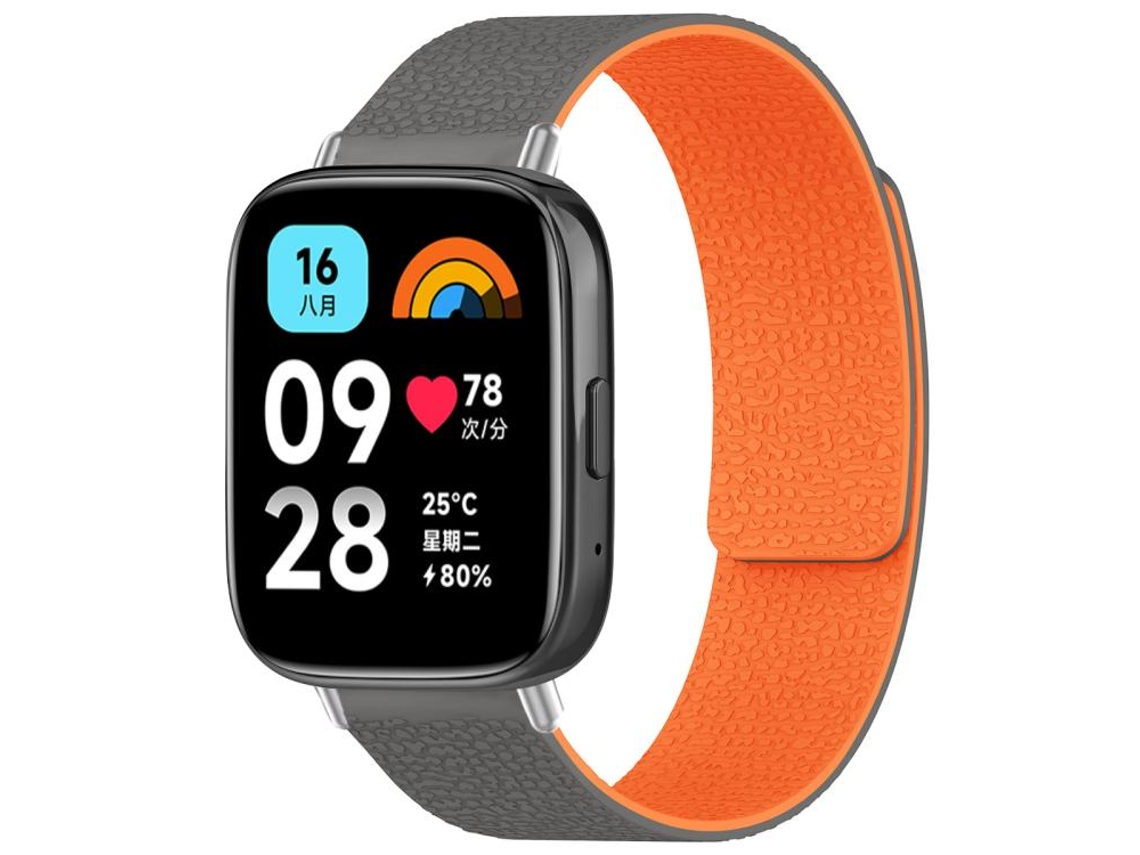 Correa para Redmi Watch 3 Active / Lite - Silicona magnética - Textura de lichi