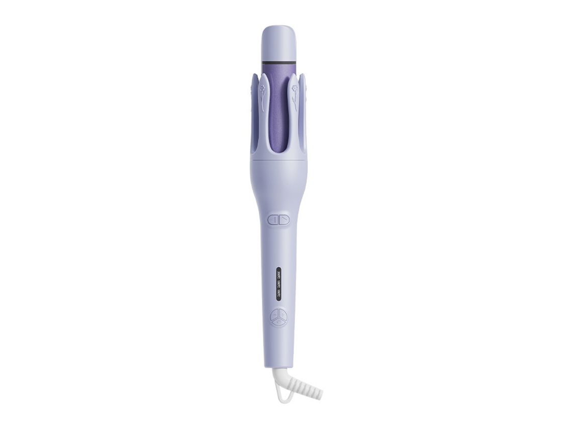 Rizador de pelo automático con ondas grandes, eléctrico giratorio, rosa, estándar de la UE Chennnls
