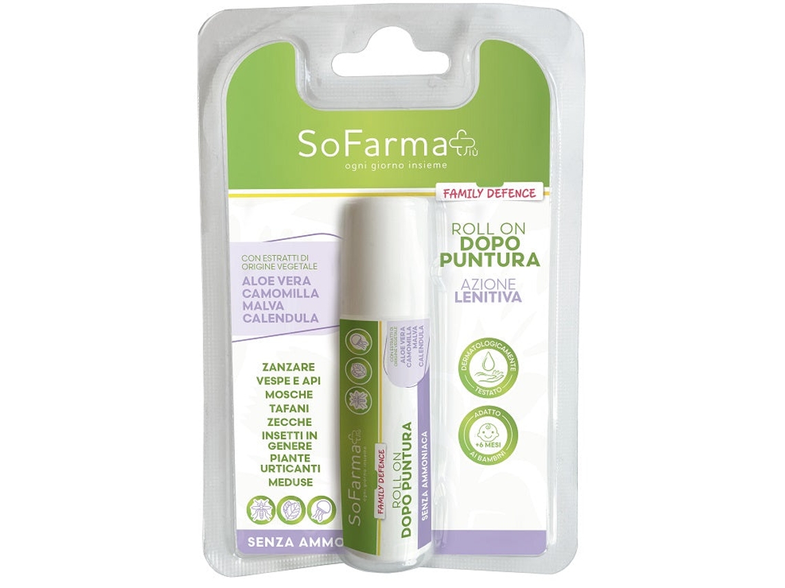 Roll On Dopo Puntura Naturale 20 Ml Sofarmapiu Sofarmapiu