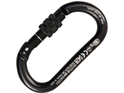 Mosquetón KONG Oval Alu Classic Screwed (Talla: Única - Negro)