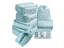 Organizador Cubos Empacar Maletas NEVEANCE Azul (34x24x3cm)