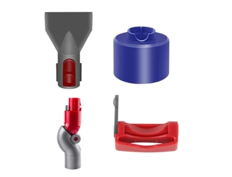 Para dyson v8 v7 v10 v11 escova de espaço cotovelo interruptor de saída de ar bloqueio
