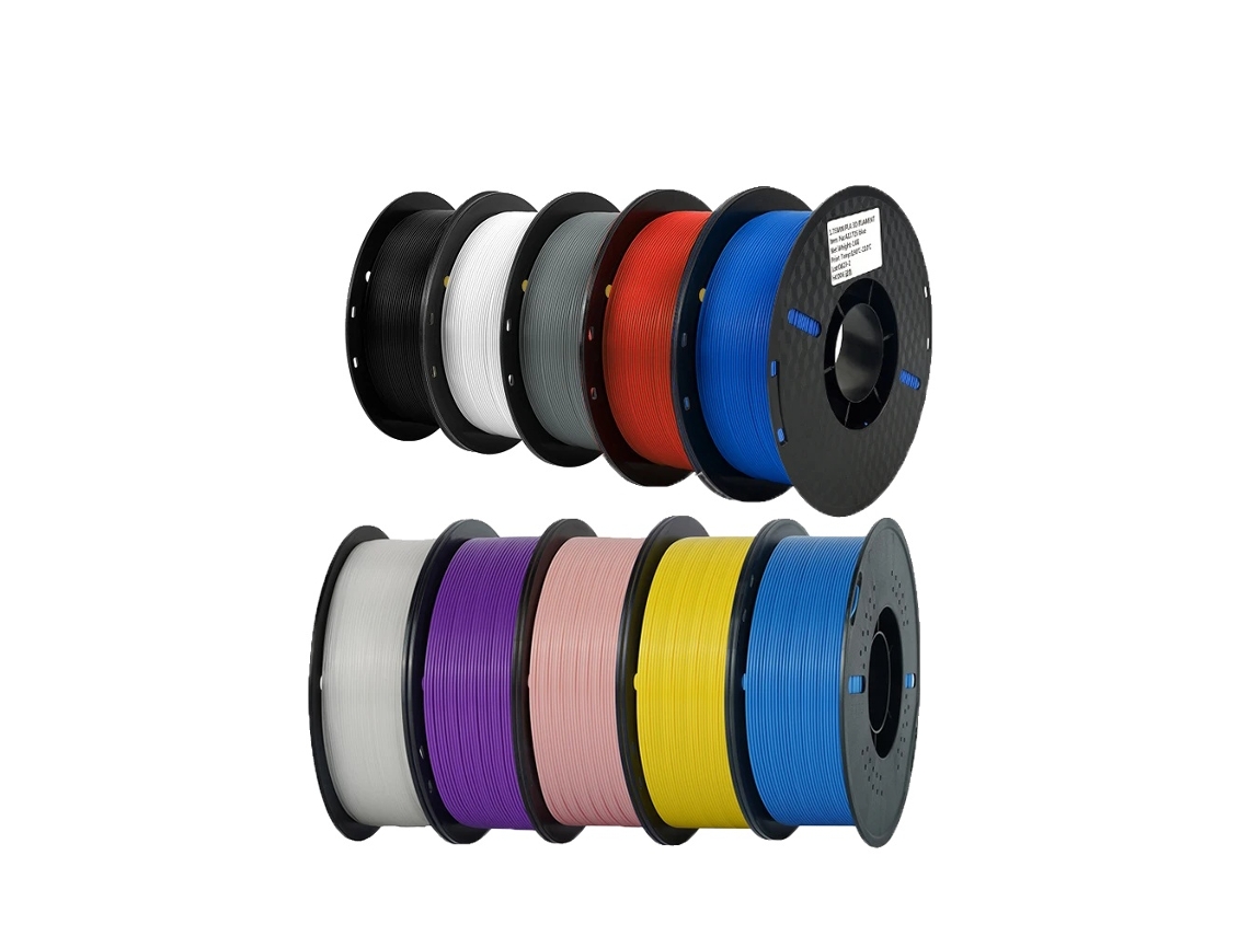 Filamento PLA para impresora 3D, diámetro de 1,75 mm, rollo de 1 kg, mezcla PLA D OEM de 10 kg