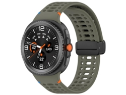 Correa de silicona negra con cierre magnético para Samsung Galaxy Watch 8 / 8 Classic