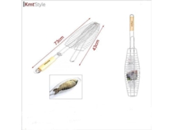 Parrilla De Barbacoa Para Pescado 73 Cms X 43 Cms Con Mango Kmtstyle