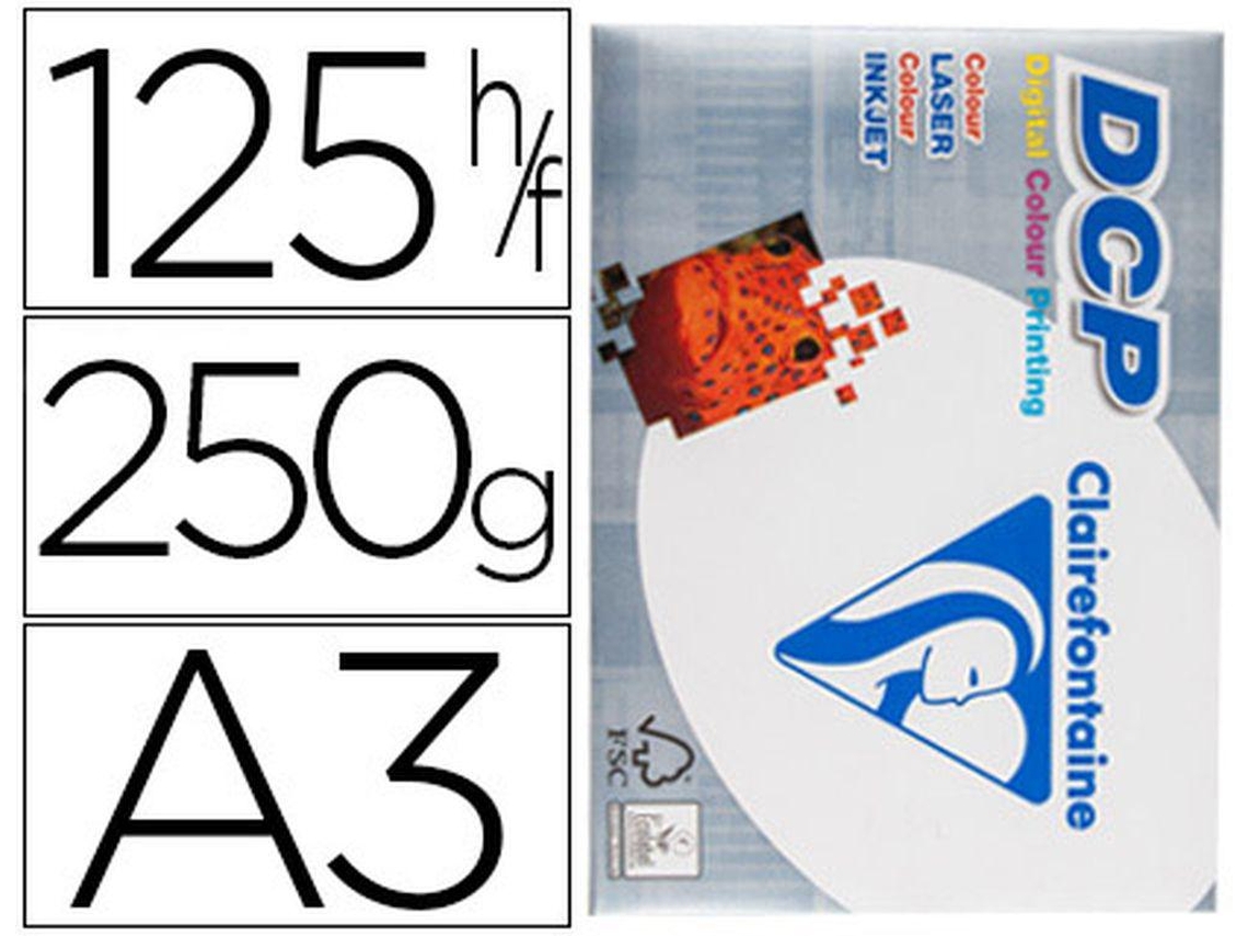Clairefontaine Din Papel De Fotocopia A3 250 Gramos Paquete De 125 Hojas