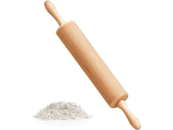 2026-rodillo De Madera De Haya Sólida Profesional Duradero Para Masas Pizza Pasteles Y Galletas