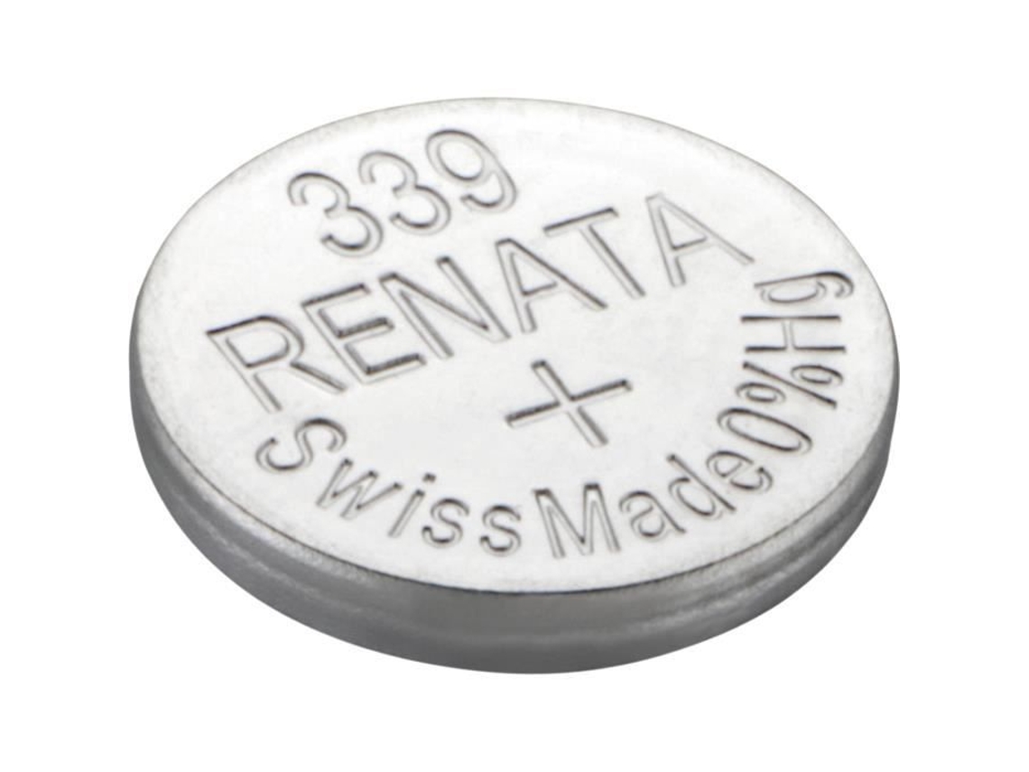 Célula Botón de Óxido de Plata 339 / SR614 SW 0% Mercurio RENATA