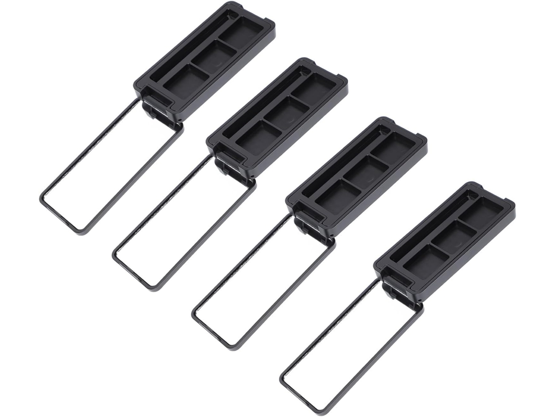Ciieeo Com 4 Sombras Vazias Na Cor Preta, Design Com Várias Grades, Simples E Elegante, Ideal Para Viagens.