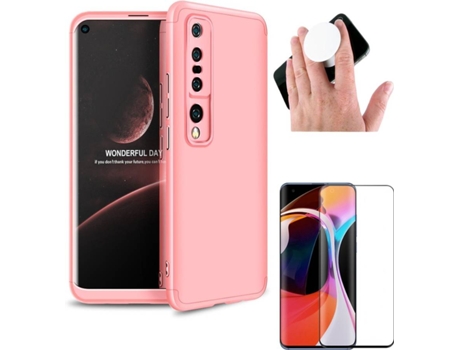 Carcasa, Protector y Popsocket Xiaomi Mi 10 Slim armor 360º Rosa