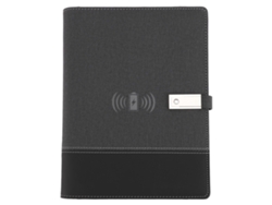 Ats-cuaderno Inteligente De Oficina Pu Con 3 Puertos De Carga Batsería 8000mah 80 Hojas 160 Páginas Estilo Empresarial A5