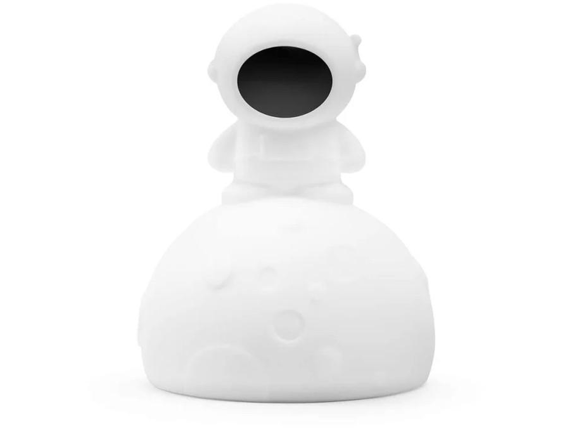 Luz Nocturna De Astronauta Júnior Material De Silicona Suave 8 Colores Suaves Sin Cable Control Fácil Portátil Blanco Yizhood