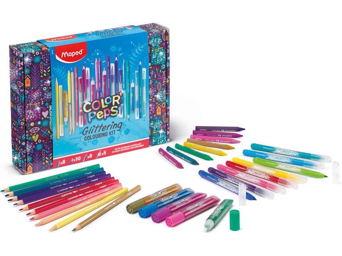 Kit Pintura MAPED Color Peps Glitter