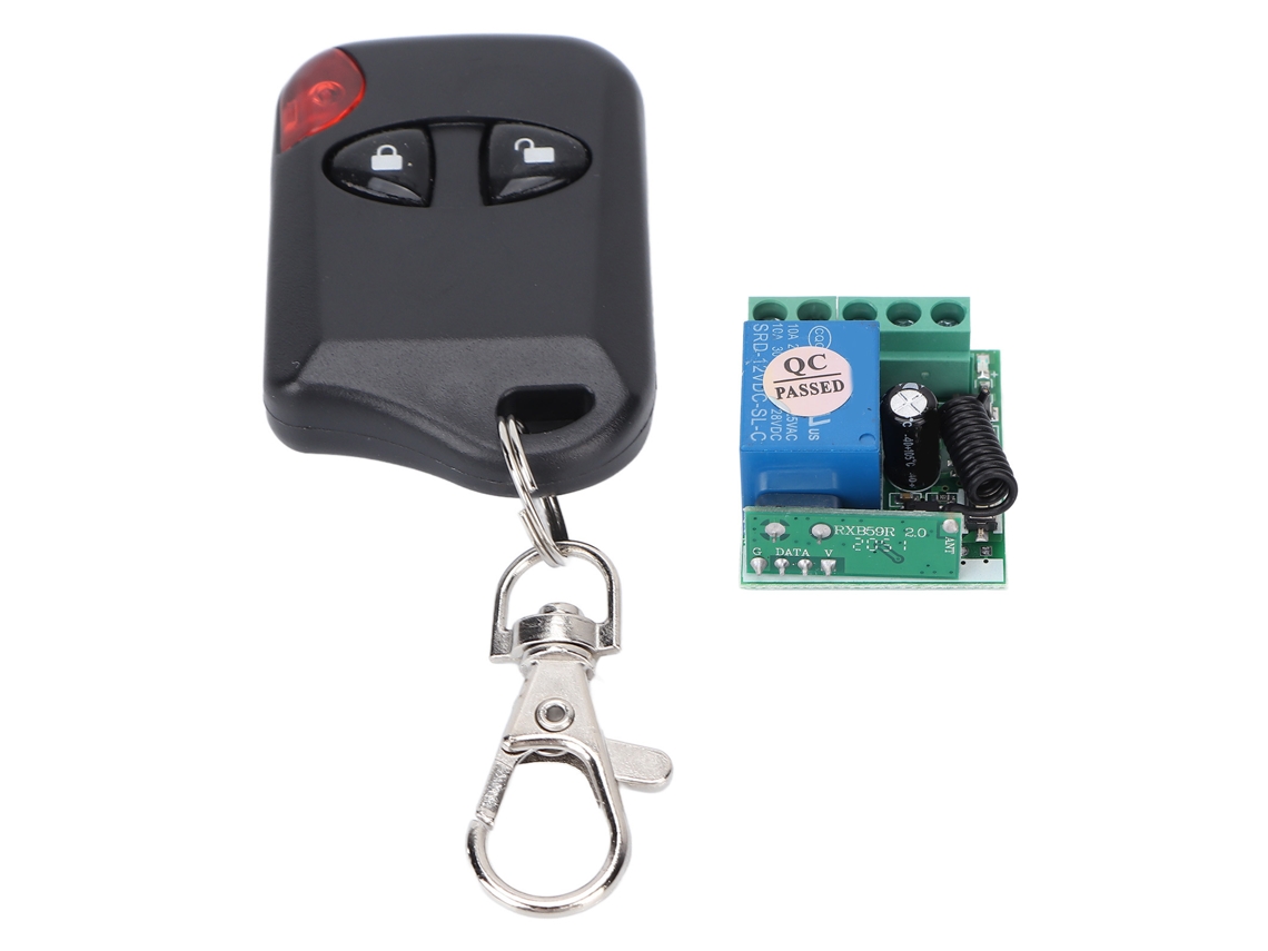 Controlador De Un Solo Canal Mini 12v Control De Acceso Control Inalámbrico Batería Integrada Control Remoto