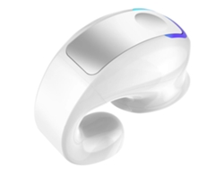 Auriculares inalámbricos Bluetooth 5.3 con conducción ósea y clip, altamente resistentes al agua. Mdug (blanco)
