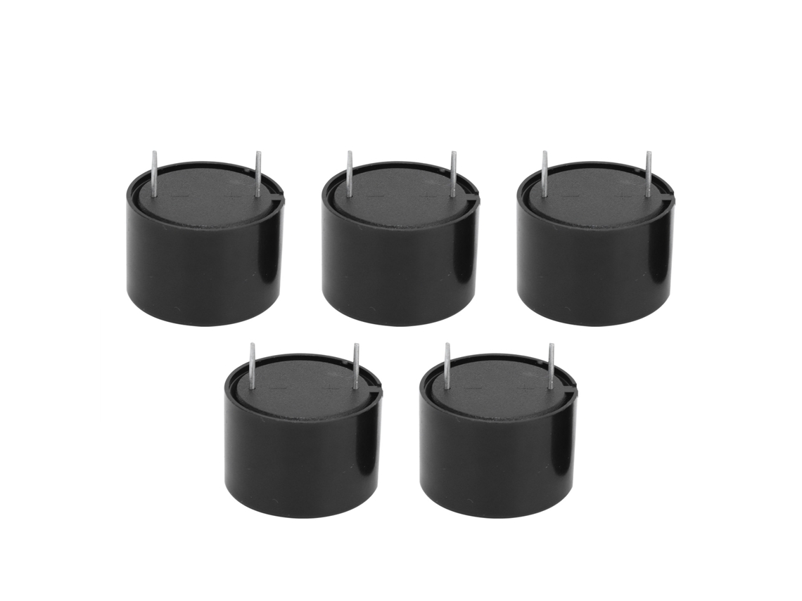 Yncm2026-5pcs Timbre Buzzer Alarma Activo Piezo Eléctrico Sonido Continuo Beeper Hs‑2316 Dc 3‑24v