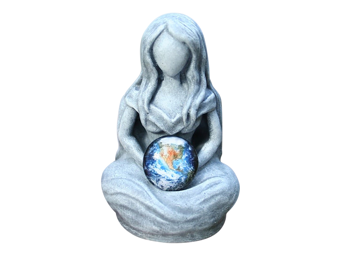 Estatua de diosa para decoración de oficina y hogar