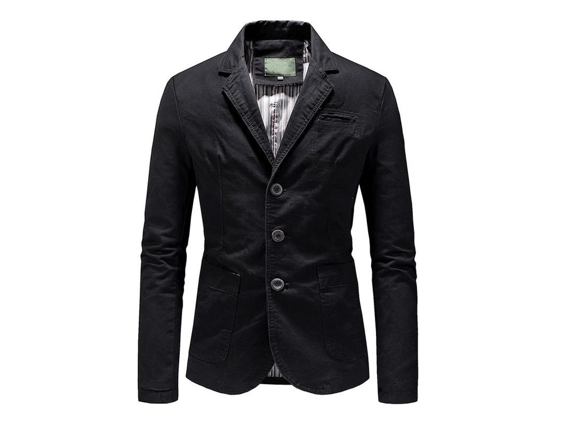 2026-chaqueta Hombre Mystdiy Con Tres Botones Talla M-4xl Poliéster Para Ocasiones Formales E Informales