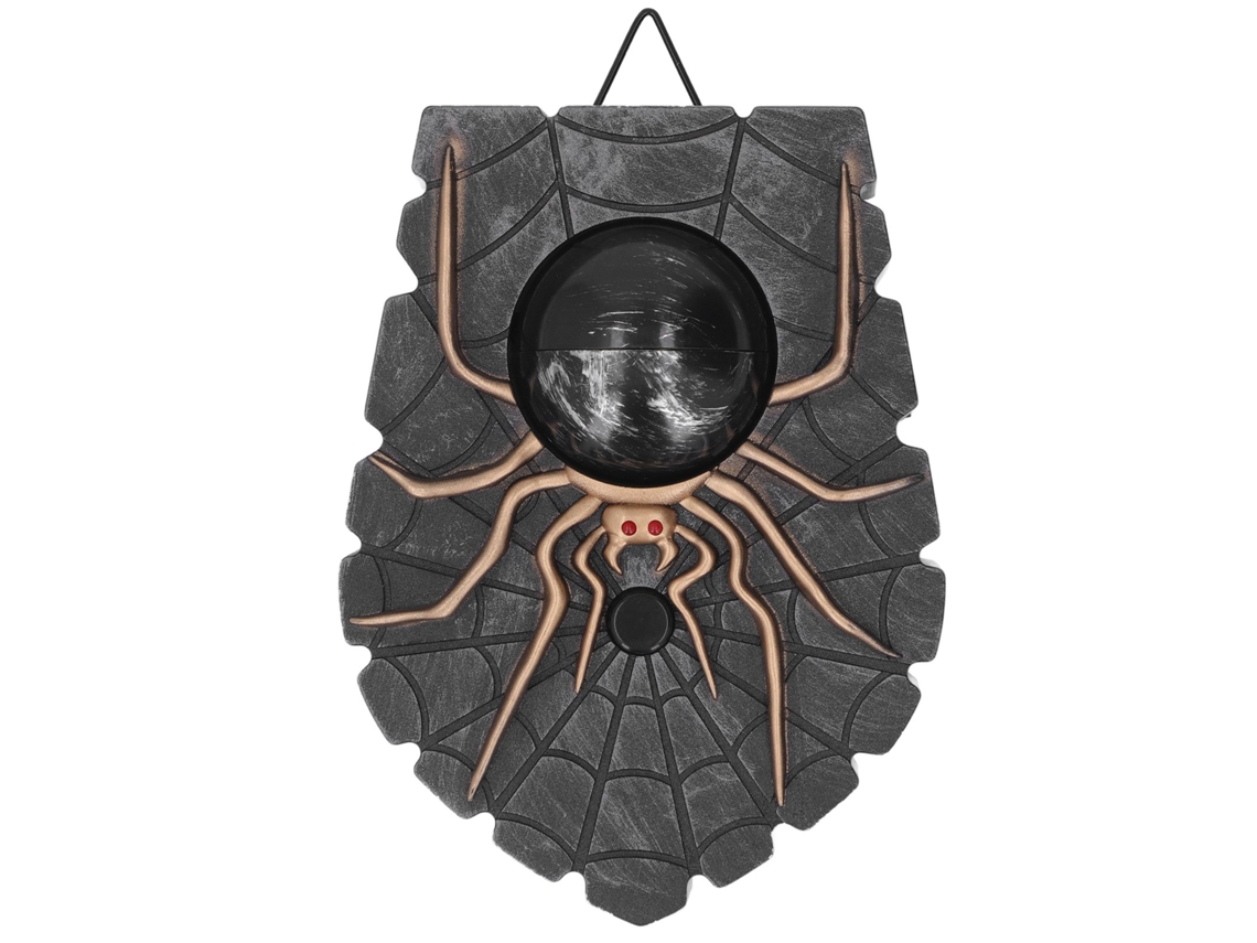 Timbre De Araña De Halloween Con Luces Y Sonidos Aterradores, Móvil De Un Solo Ojo