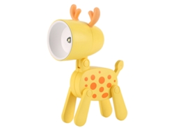 MEOIRUERY Luz Nocturna Mini para Niños, Lámpara LED Creativa Portátil con Forma de Animal Bonito para Dormitorio de Niña y Niño, Amarilla