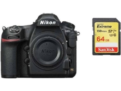 Kit Cámara Réflex NIKON D850 Corpo + Tarjeta SD de 64GB