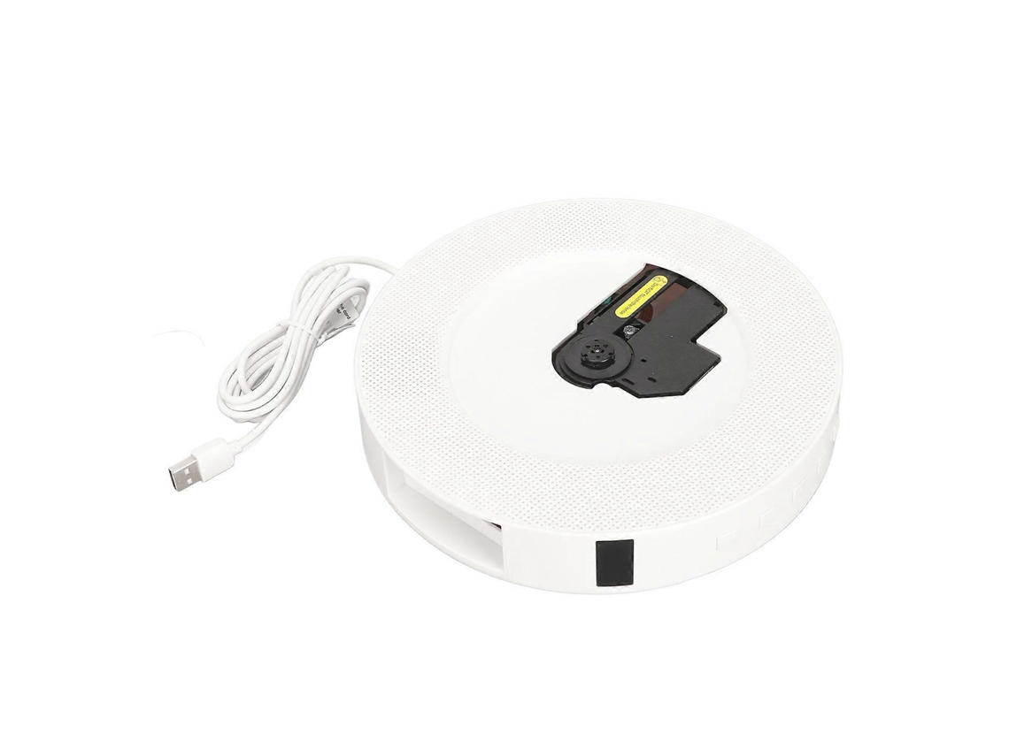 Reproductor de CD de pared con altavoces Bluetooth, radio FM, pantalla LCD, USB, reproductor de CD portátil con control remoto Chennnls