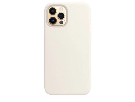Carcasa de silicona VOINEE con MagSafe para iPhone 12 Mini Blanco