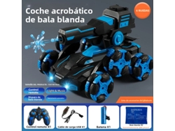 (Azul) Coche de juguete con bomba de agua y control remoto de 2,4 g, control por gestos, coche de juguete con bomba de agua para niños