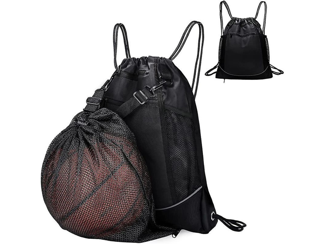 2026-mochila Deportiva Con Cordón, Impermeable, Multiusos, Bolsa Gimnasio Unisex Con Bolsillos Zipper Y Malla