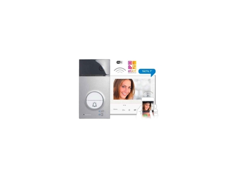 Kit Video Portero 1 Casa 2 Hilos con Panel Linea 3000 y Monitor Classe 300 X13E Bticino 363911 Blanco LEDKIA