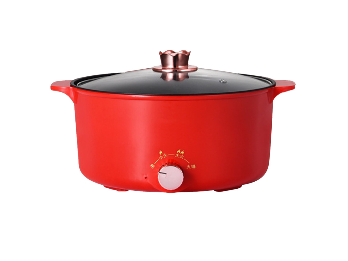 Sartén Eléctrica Antiadherente De 2,3 L, 400-800 W, Con 3 Velocidades Y Control Mecánico Para Una Cocción Versátil.