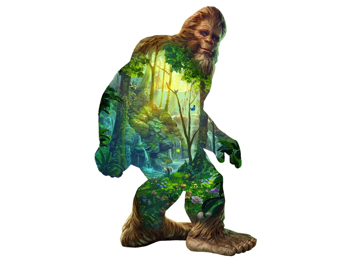 Rompecabezas Sunsout Bigfoot, 850 piezas, cartón natural