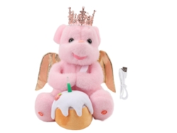 Mali urso de Pelúcia Elétrico Cantor Interativo Musical Educativo para Presente de Aniversário Cute