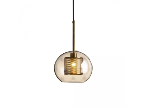 Lámpara de araña de bolas de fibra de vidrio, mesita de noche, estilo industrial Vintage, ático, comedor, sala de estar, cocina, bar