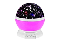 Proyector de estrellas con luz nocturna, luz nocturna infantil con rotación de 360º para bebés y proyección en el techo Rosewell