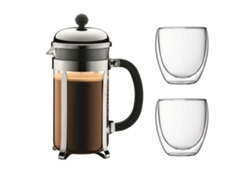 Cafetera de émbolo Bodum Gris 1 L 0,35 L VETONEK (8 Unidades)